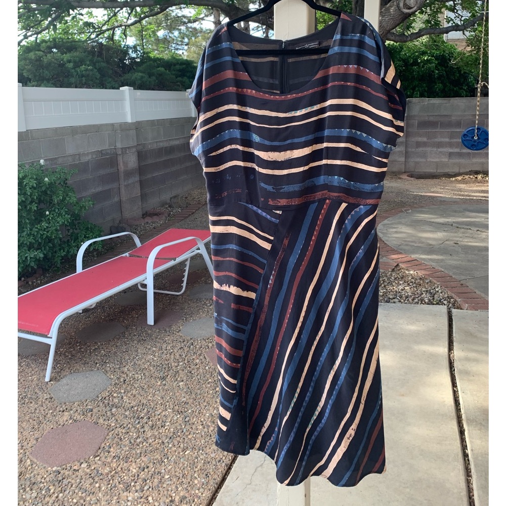 Peruvian Connection dress silk size 18